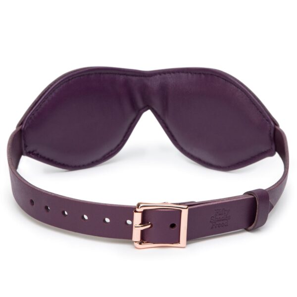 Fifty Shades Freed Cherished Collection Leather Blindfold - Image 2