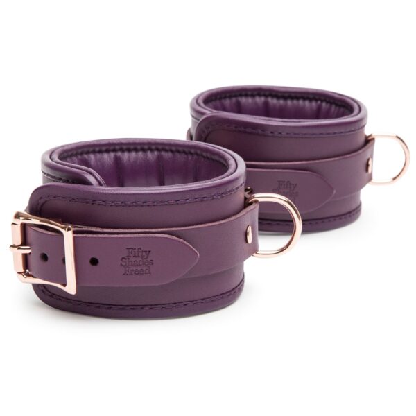 Fifty Shades Freed Cherished Collection Leather Ankle Cuffs - Image 2