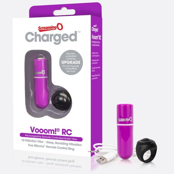 Screaming O Charged Vooom Remote Control Bullet - Blue - Image 3