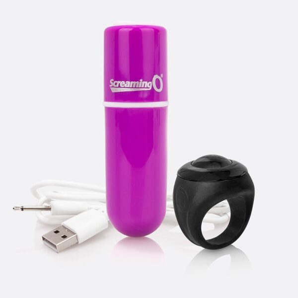 Screaming O Charged Vooom Remote Control Bullet - Pink - Image 3