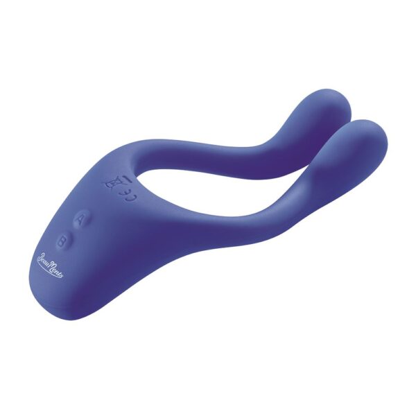 Doppio 2.0 Couples Vibrator with wireless remote control - Blue *FOR UK SALE ONLY* - Image 2