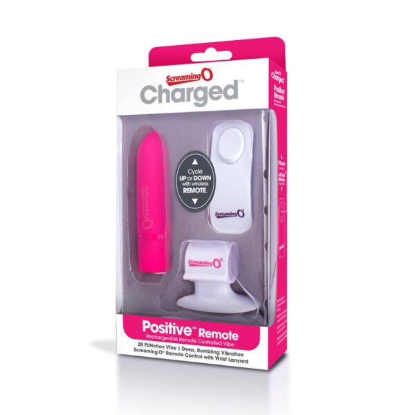 Screaming O Charged Positive Remote Control - Strawberry - Image 2