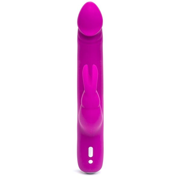 Happy Rabbit Slimline Realistic USB Rechargeable Rabbit Vibrator Purple - Image 2
