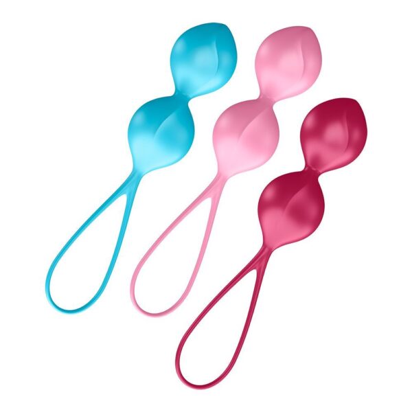 Satisfyer Balls (Set of 3) Double (6 Inch  2.79oz - 5.30oz) (V Balls - set of 3)
