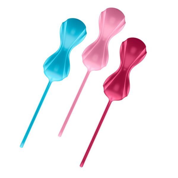 Satisfyer Balls (Set of 3) Double (7 Inch  2.11oz - 3.23oz) (Power Balls - set of 3) - Image 2