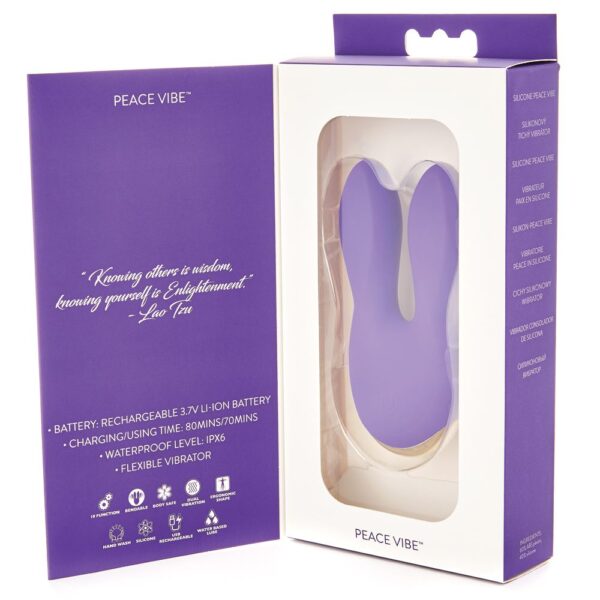 Sincerely Peace Vibe - Purple - Image 3
