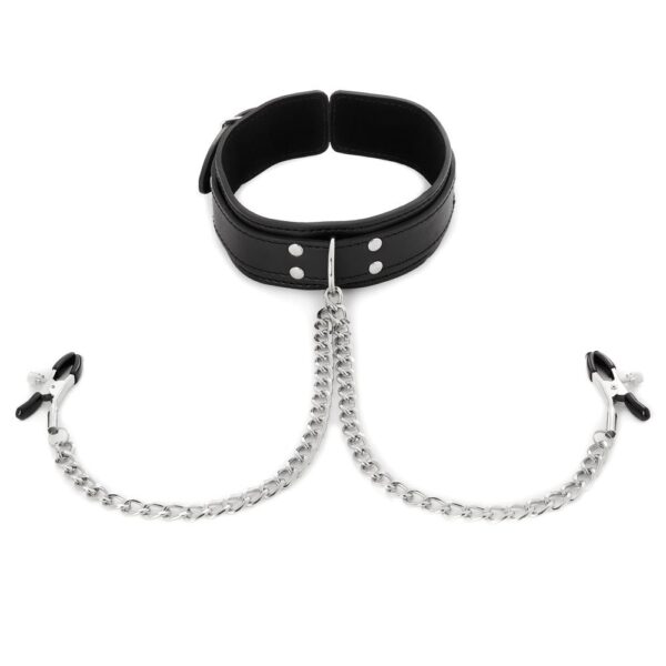 Sportsheets Collar with Nipple Clamps - Image 2
