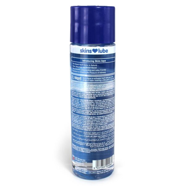 Skins Aqua Water Based Lubricant 8.5 fl oz (250ml) - Image 3