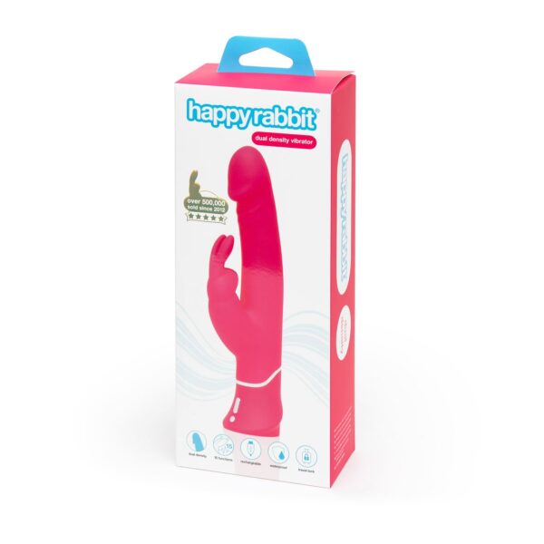 Happy Rabbit Realistic Dual Density Rabbit Vibrator Pink - Image 2