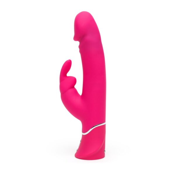Happy Rabbit Realistic Dual Density Rabbit Vibrator Pink - Image 3