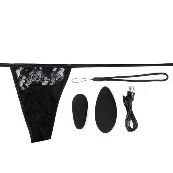 Screaming O Premium Ergonomic Remote Panty Set - Black - Image 3