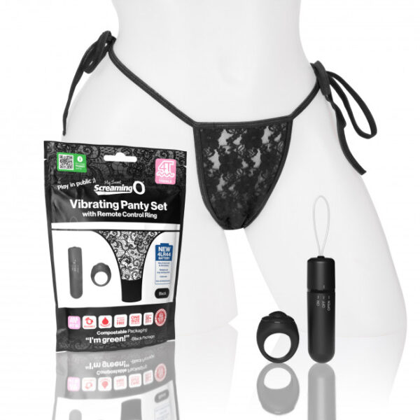 My Secret Screaming O 4T Panty Vibe - Black