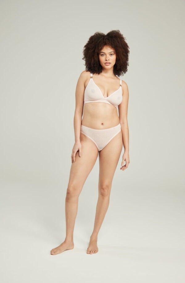 The Sheer Deco High Leg Brief Black - Image 7