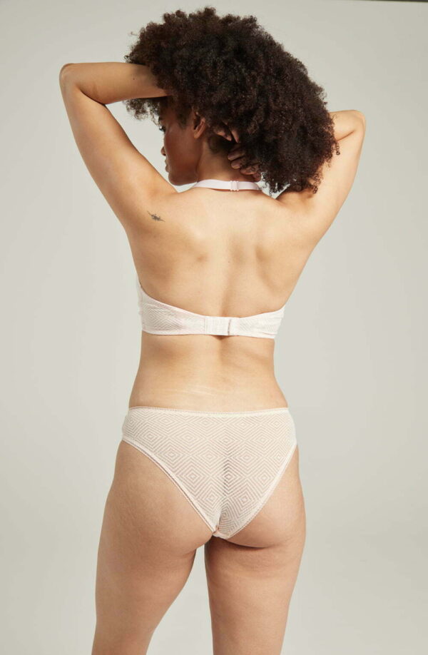 The Sheer Deco High Leg Brief Black - Image 11