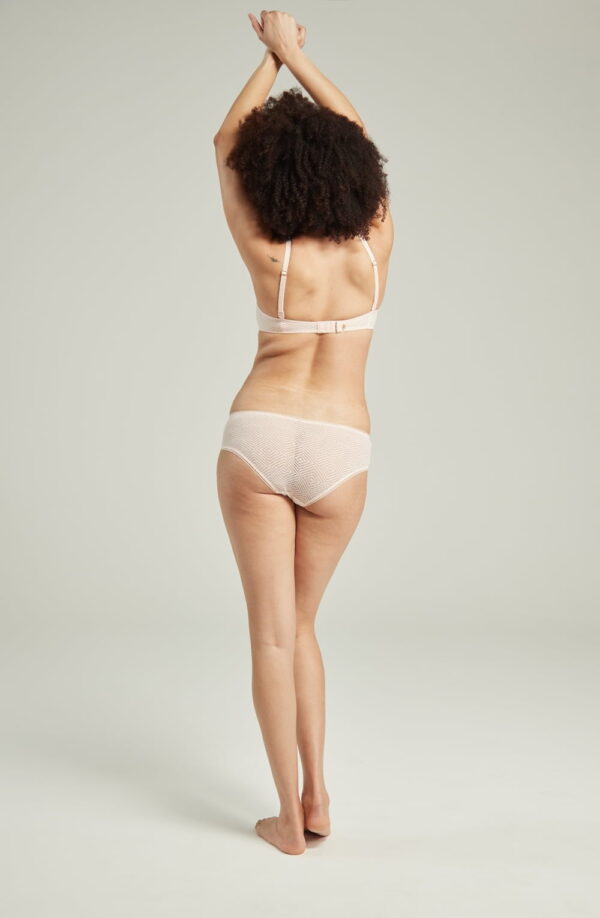 The Sheer Deco Lift Balcony Bra Blush Pink Up to GG Cup - Image 3