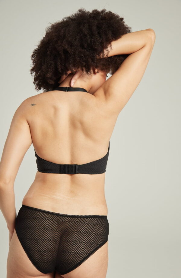 The Sheer Deco Hipster Brief Black - Image 12