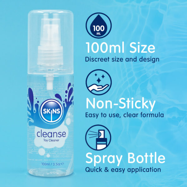 Skins Cleanse Toy Cleaner 100ml - Image 3