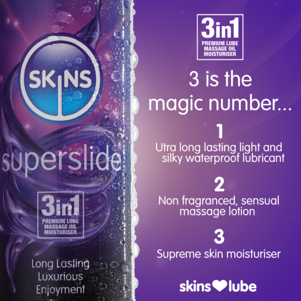 Skins Super Slide Silicone Lubricant - 5ml Foil - Image 3