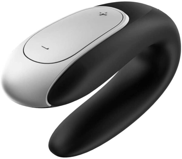 Satisfyer App Enabled Double Fun - Black - Image 2