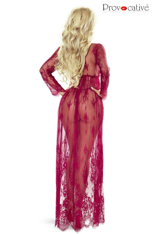 Provocative PR7046 Elegant Robe Wine - Image 3