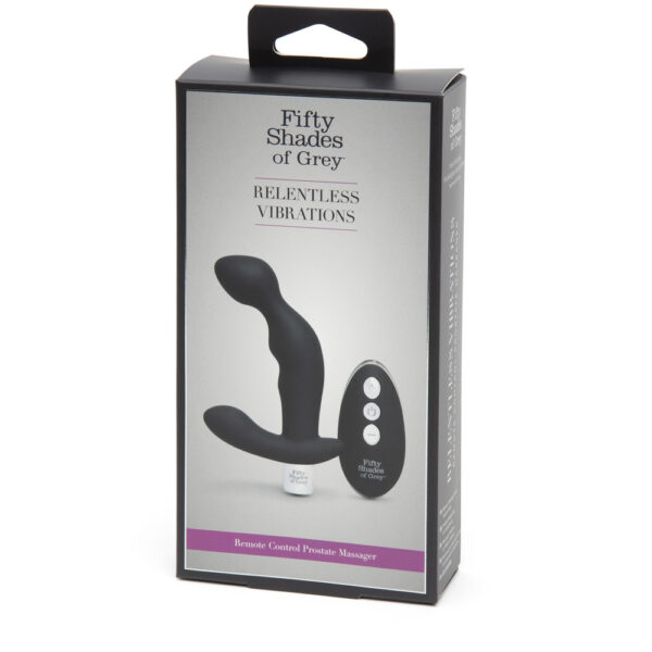 Fifty Shades of Grey Relentless Vibrations Remote Control Prostate Vibe - Image 4