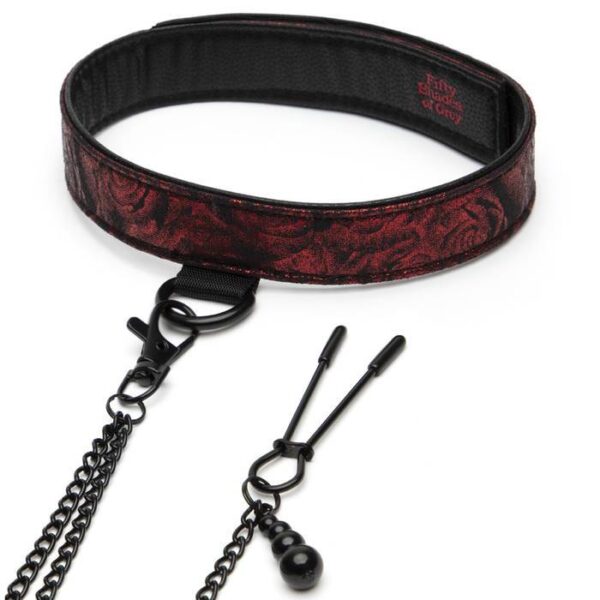 Fifty Shades of Grey Sweet Anticipation Collar Nipple Clamps - Image 3