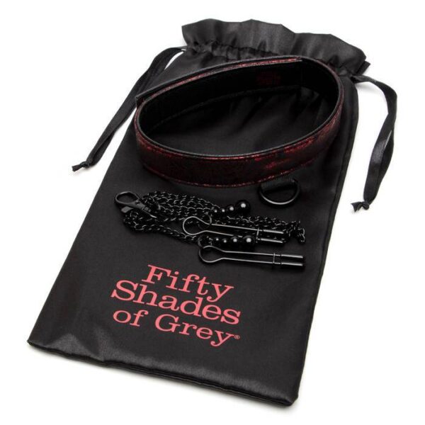 Fifty Shades of Grey Sweet Anticipation Collar Nipple Clamps - Image 4