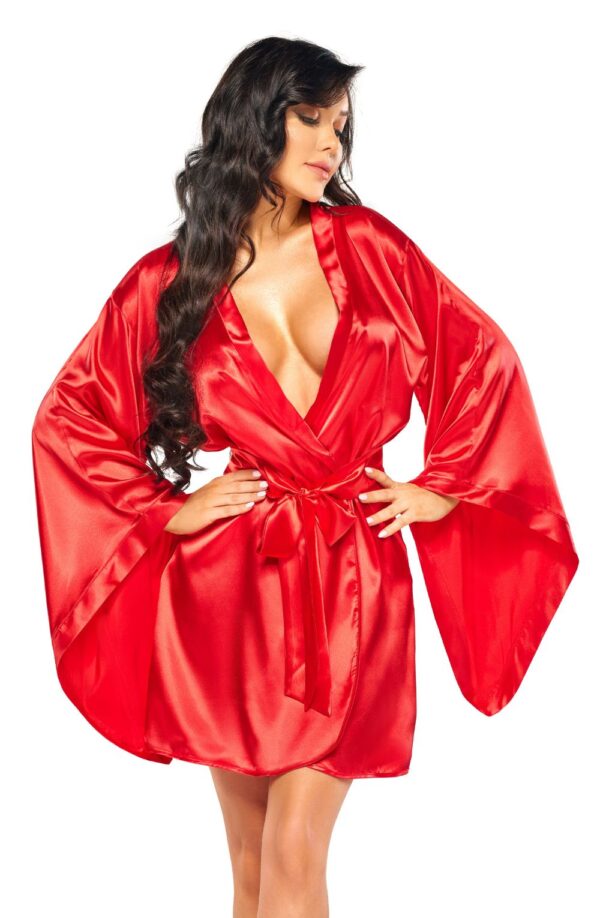 Beauty Night BN6664 Samira Peignoir Red - Image 9