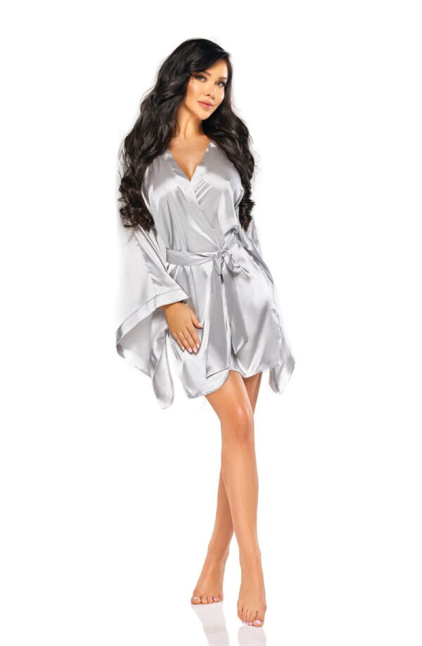 Beauty Night BN6662 Samira Peignoir Black - Image 11
