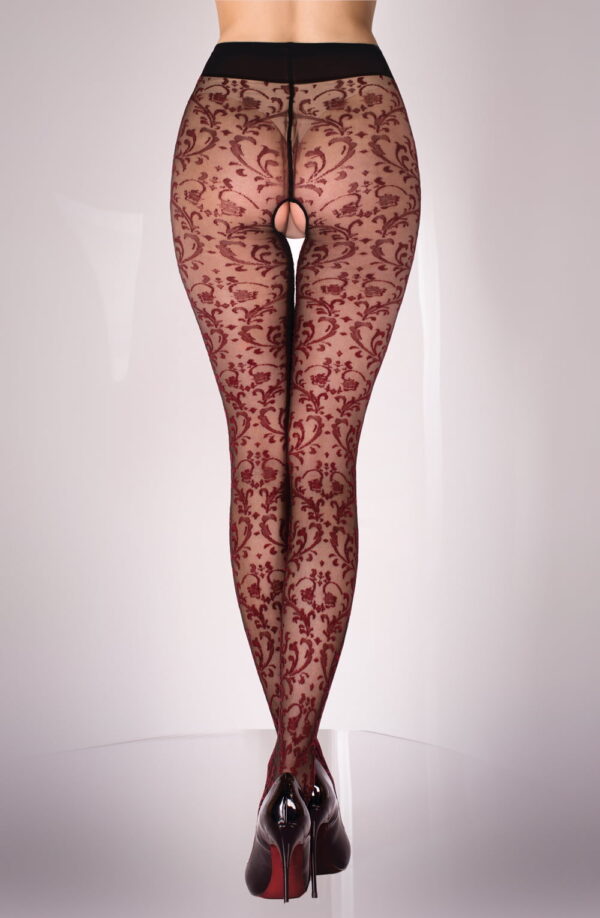 Black Secret BS135 Crotchless Tights - Image 6