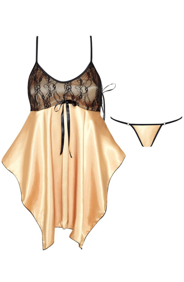 Beauty Night BN6644 Julieta Chemise Gold - Image 2