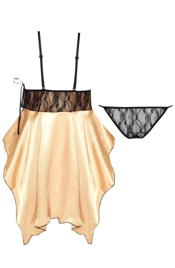 Beauty Night BN6644 Julieta Chemise Gold - Image 3