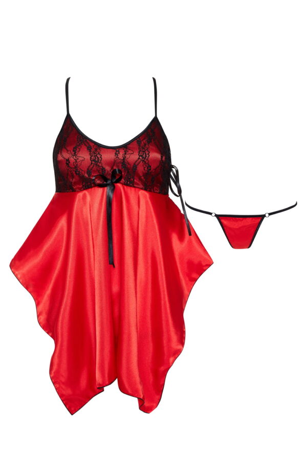 Beauty Night BN6646 Julieta Chemise Red - Image 9