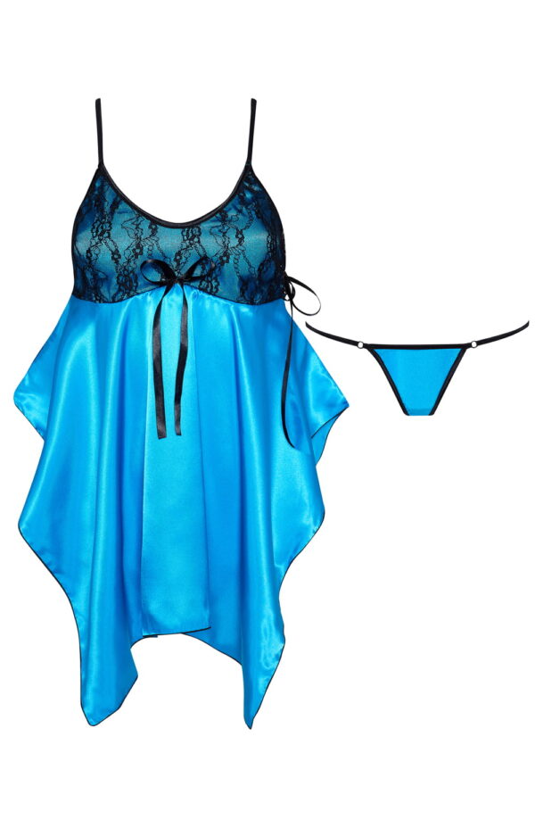 Beauty Night BN6647 Julieta Chemise Turquoise - Image 2