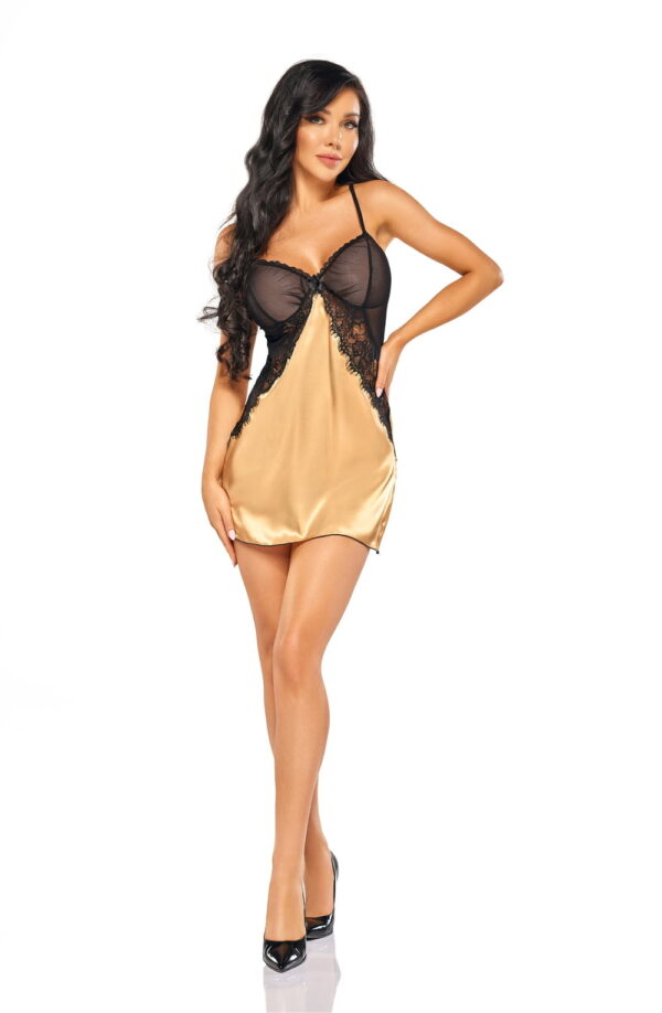 Beauty Night BN6648 Marinela Chemise Gold - Image 2