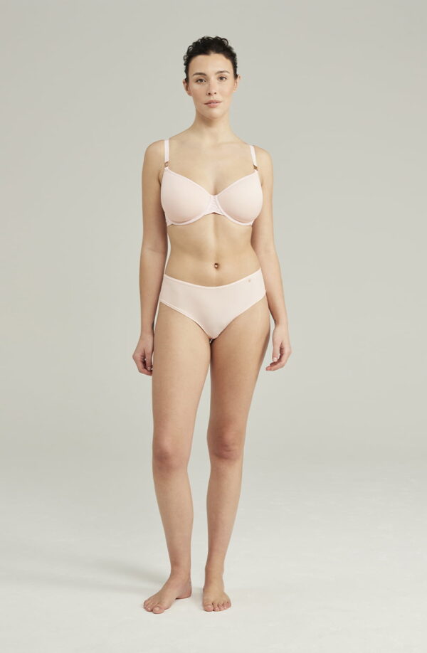 The Second Skin Stretch Mid Rise Waist Brief Blush Pink - Image 6