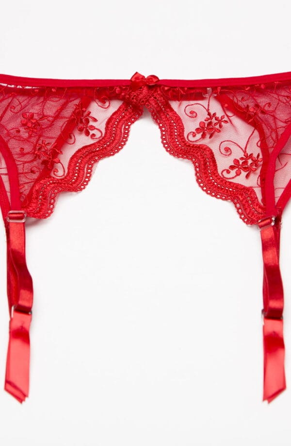 Shirley of Hollywood 622 Garter Belt Red - Image 2