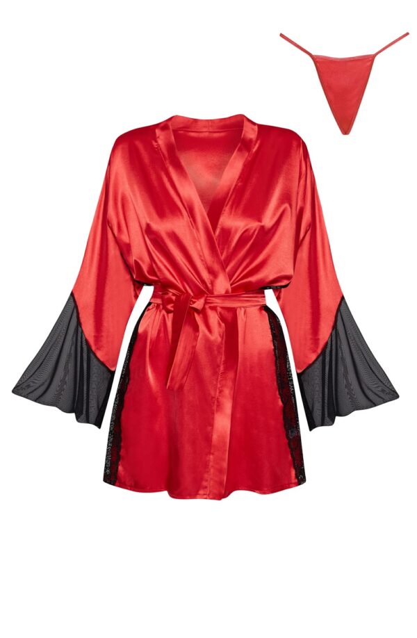 Beauty Night BN6667 Sara Peignoir Red - Image 2