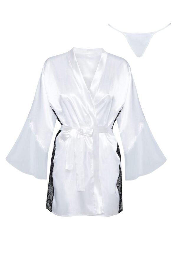 Beauty Night BN6668 Sara Peignoir White - Image 2