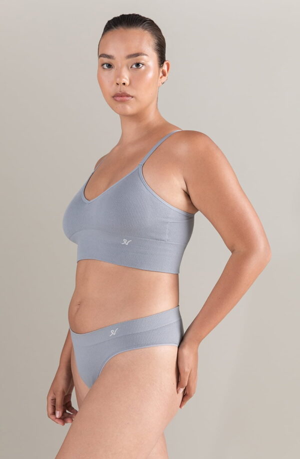The TENCEL™ High Leg Brief Storm Grey - Image 5