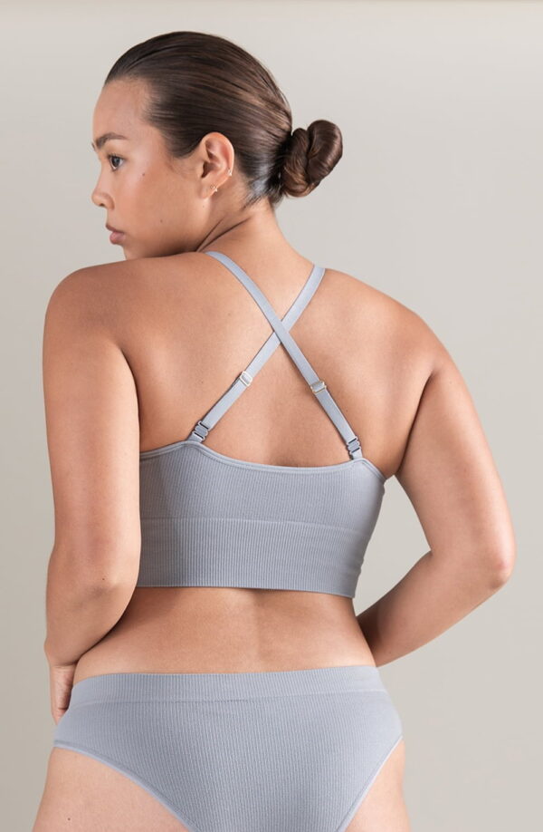 The TENCEL™ High Leg Brief Storm Grey - Image 7