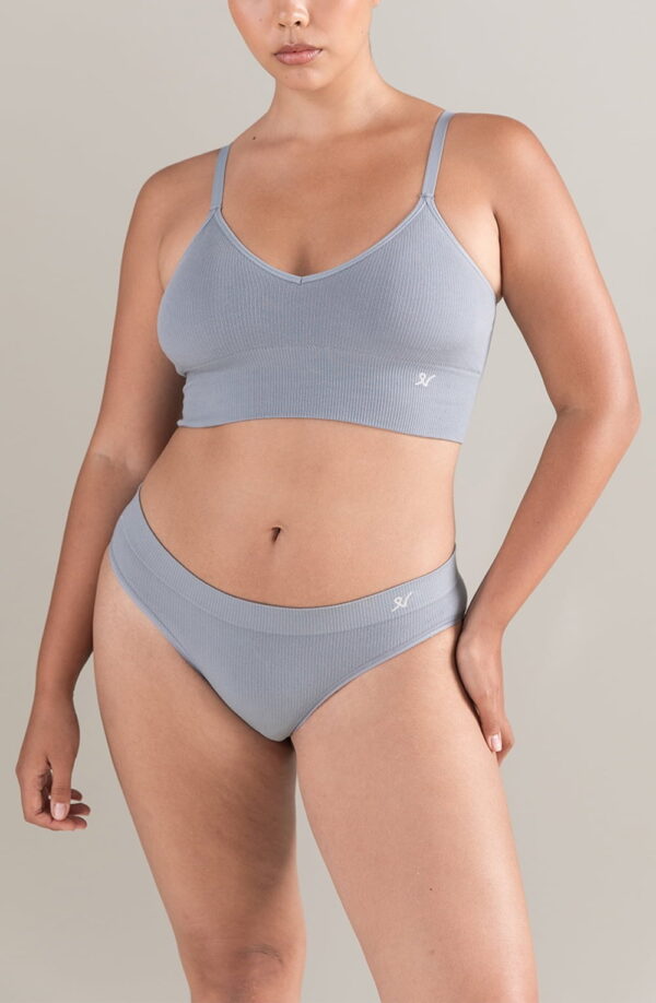 The TENCEL™ High Leg Brief Storm Grey - Image 2