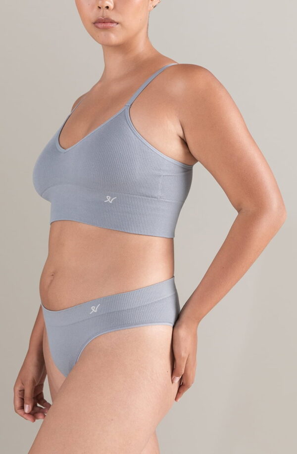 The TENCEL™ High Leg Brief Storm Grey - Image 6