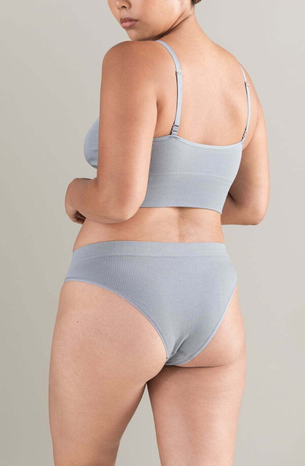 The TENCEL™ High Leg Brief Storm Grey - Image 4