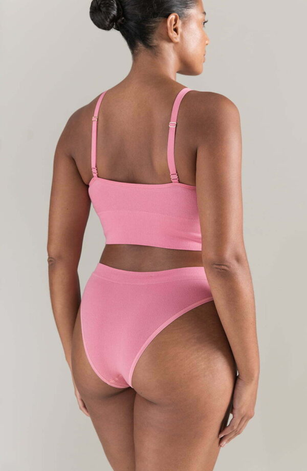 The TENCEL™ High Leg Brief Rose Pink - Image 6