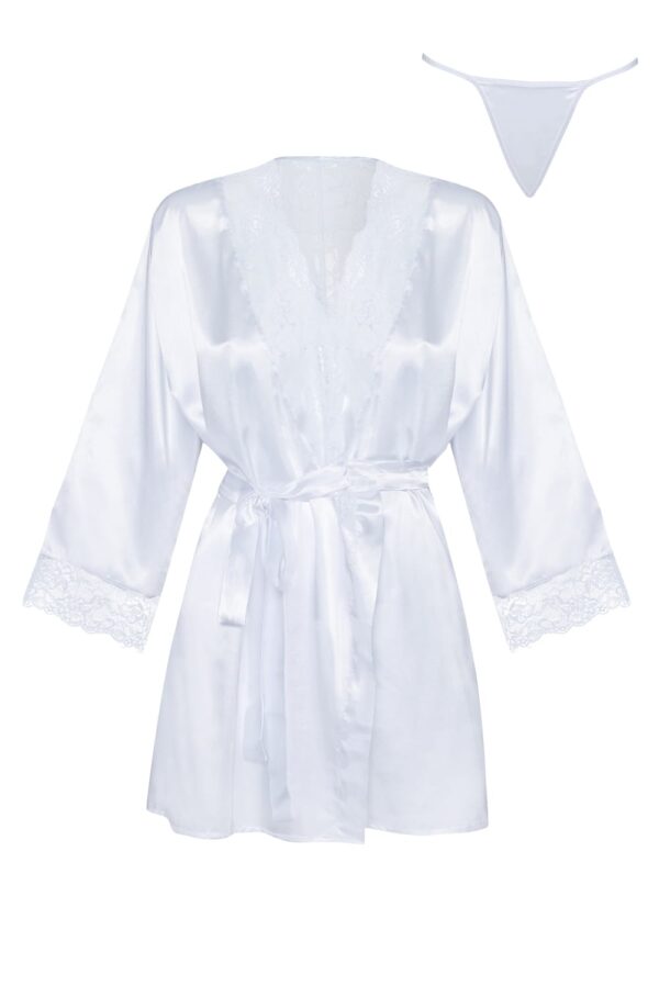 Beauty Night BN6672 Sherie Peignoir White - Image 2