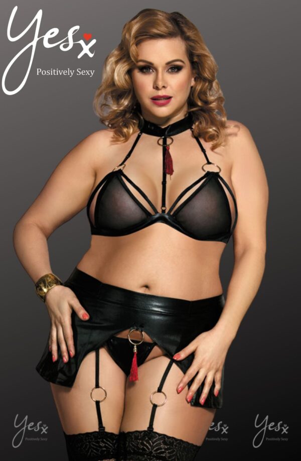 YesX YX823Q Bra Set Black - Image 7