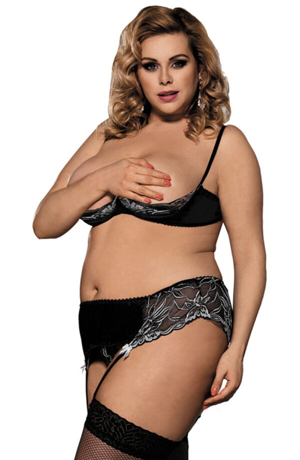 YesX YX825Q Bra Set Black - Image 5
