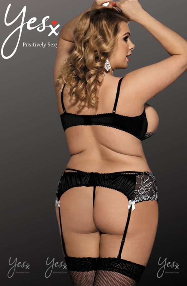 YesX YX825Q Bra Set Black - Image 2