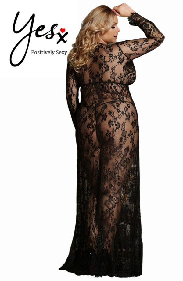 YesX YX826Q Long Gown & Thong - Image 3